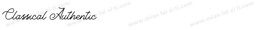 Classical Authentic字体转换